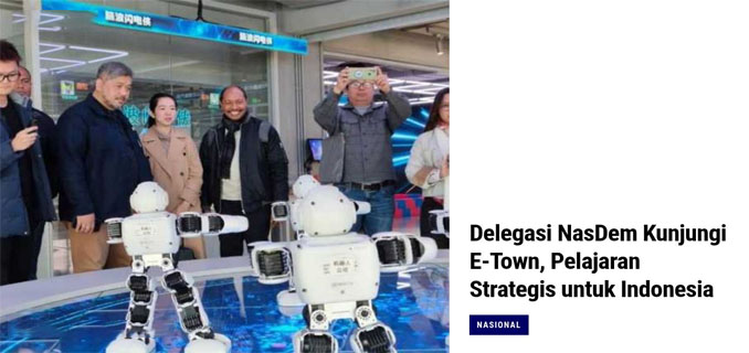 Delegasi NasDem Pelajari Strategi Kemandirian Teknologi Tiongkok untuk Indonesia