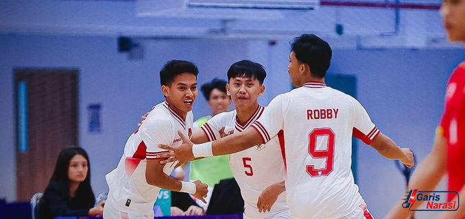 Gila! 2 Gol Kiper Bawa Indonesia Gilas Vietnam 7-3 di Semifinal Futsal ASEAN U-19