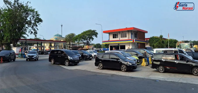 Lalin Padat, Rest Area Km 57 Tol Japek Diberlakukan Buka Tutup