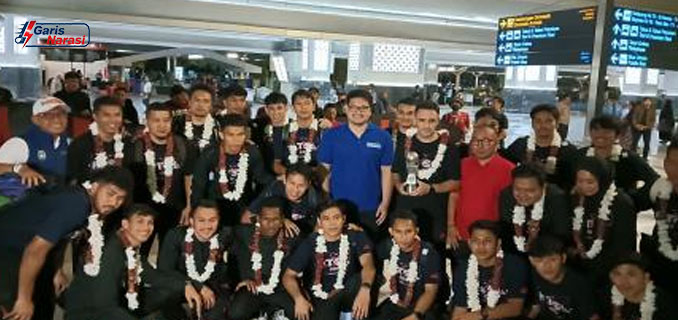 Mendarat Bawa Emas, Timnas Futsal Indonesia Disambut Meriah LGI