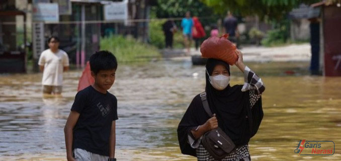 Riau Dikepung Banjir Pekanbaru Mulai Surut, Siak & Bengkalis Masih Terendam