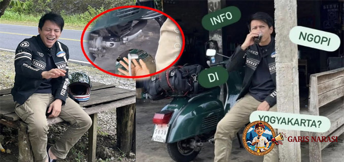 Bikin Heboh! Ariel NOAH Mendadak Mampir Servis Vespa di Bengkel Pinggiran Gunungkidul