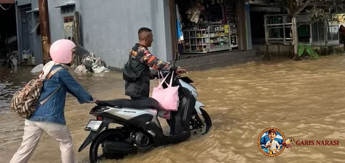 Inhil Dilanda Banjir Rob Ribuan Rumah di Tembilahan Terendam