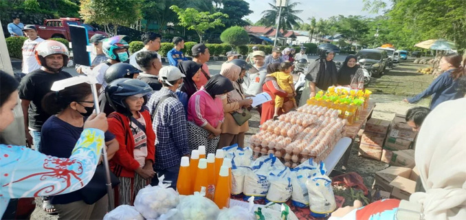Pasar Murah TPID di UKM Center Nunukan Jadi Buruan Masyarakat