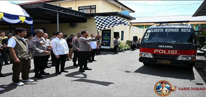 Wali Kota Kupang Hadiri Peluncuran Gerakan Pangan Murah Polri Di Polresta Kupang Kota